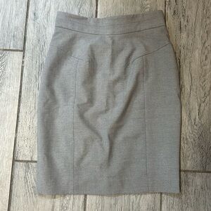 H&M Gray Classic Pencil Skirt Size 4